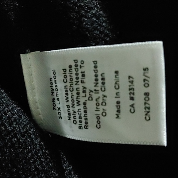 Talbots Fair Isle Black Sweater SZ.S - Picture 5 of 6